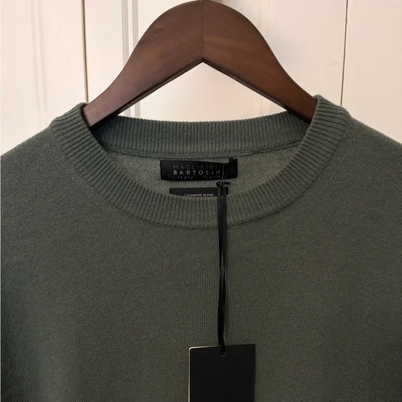 Bartolini Cashmere blend - Men's Green Sweater - Picture 1 of 5